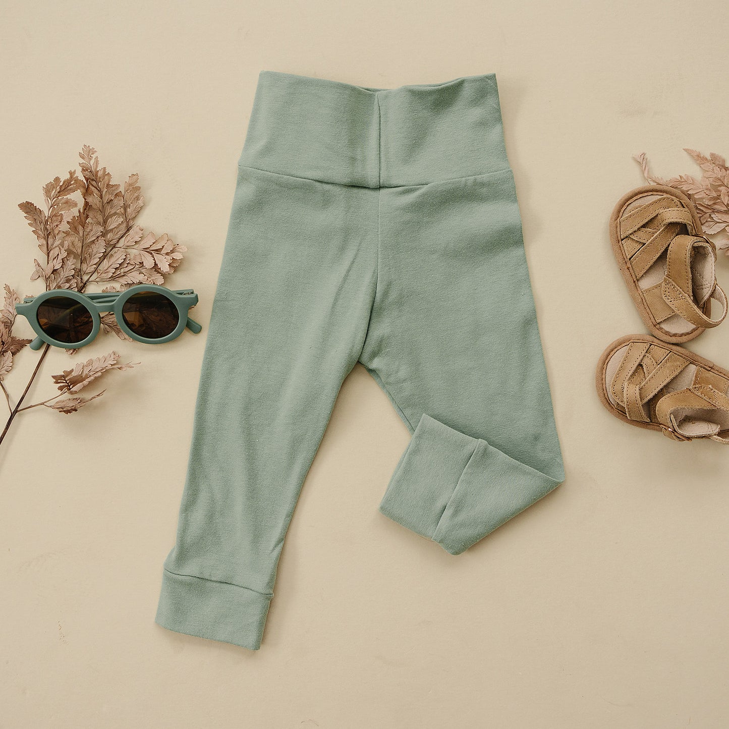 Solid Light Sage Leggings