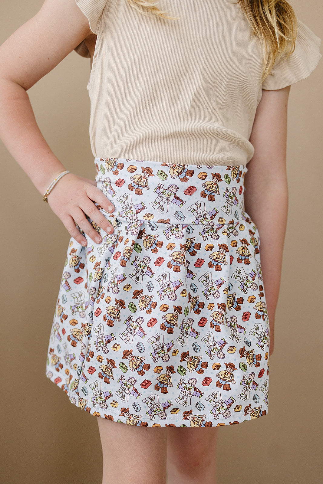 Woody & Buzz Block Skirt (Matching)