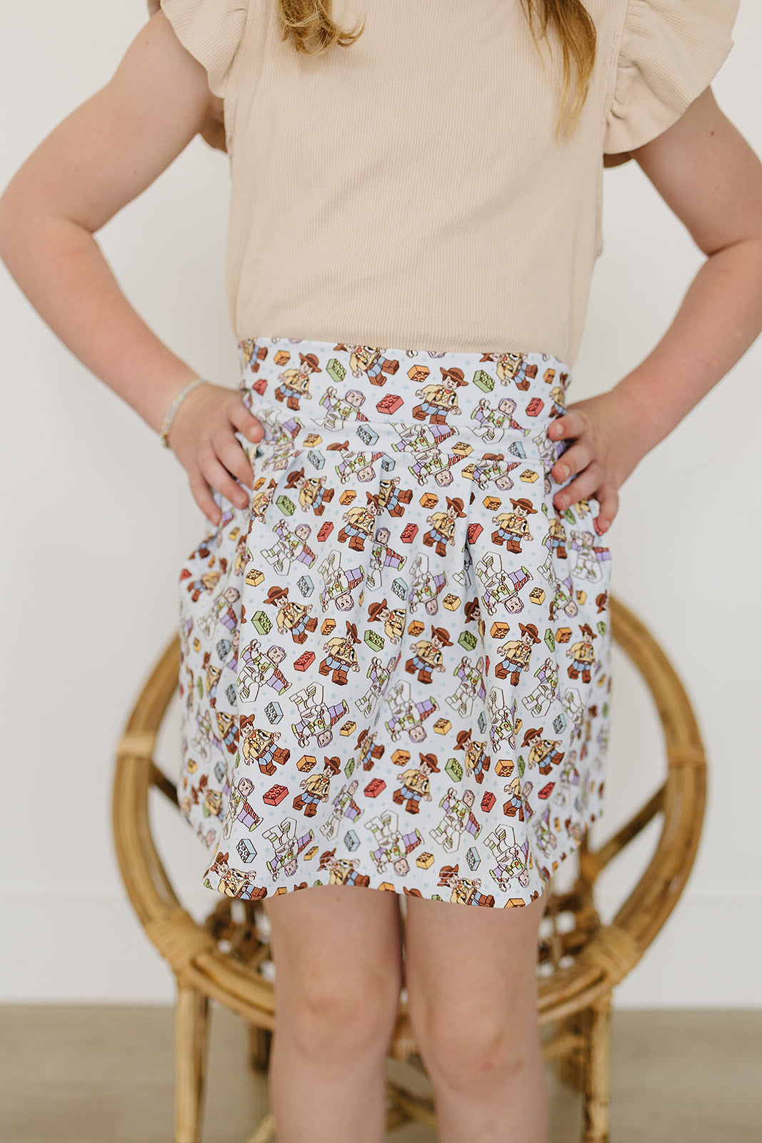 Woody & Buzz Block Skirt (Matching)