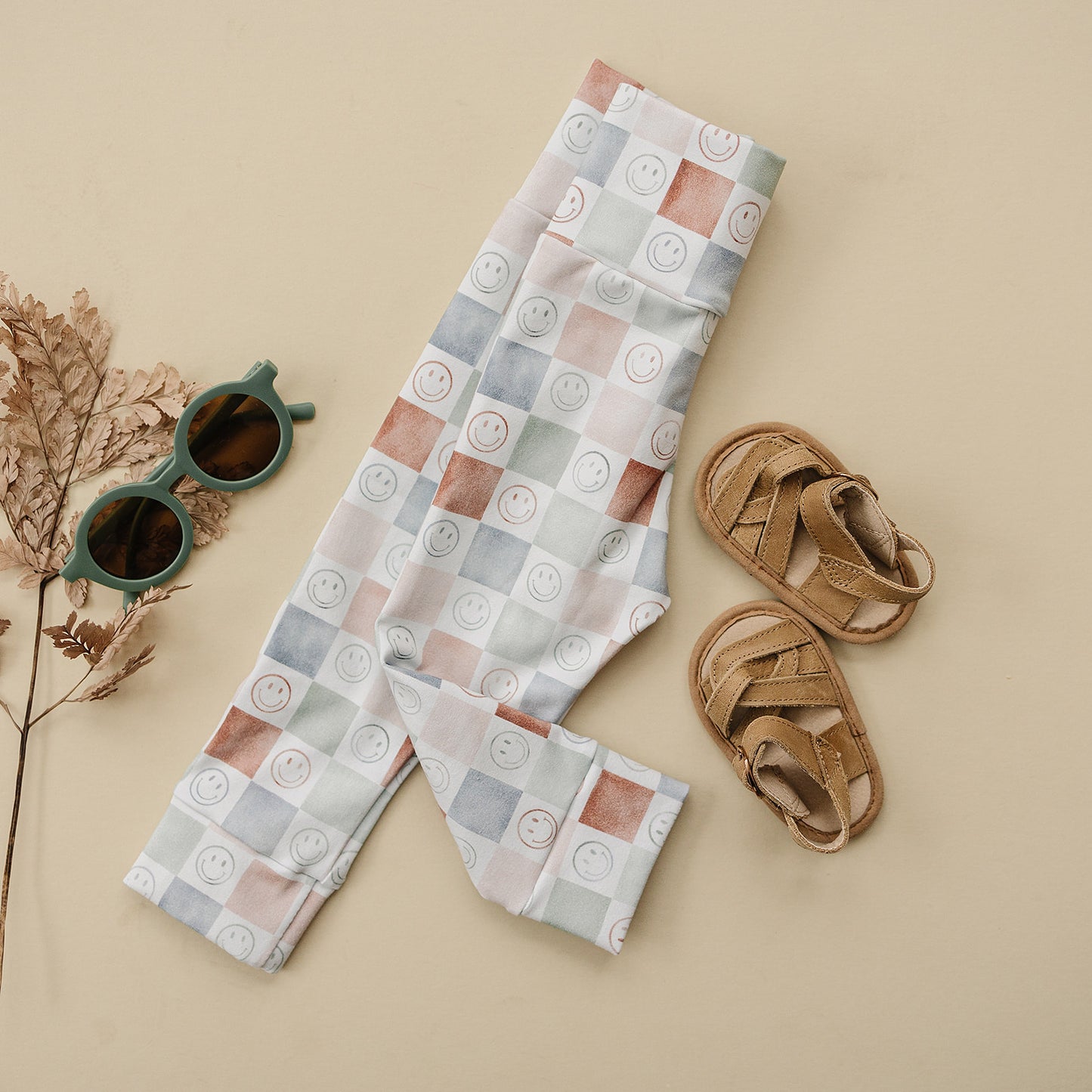 Retro Smile Leggings (Matching)