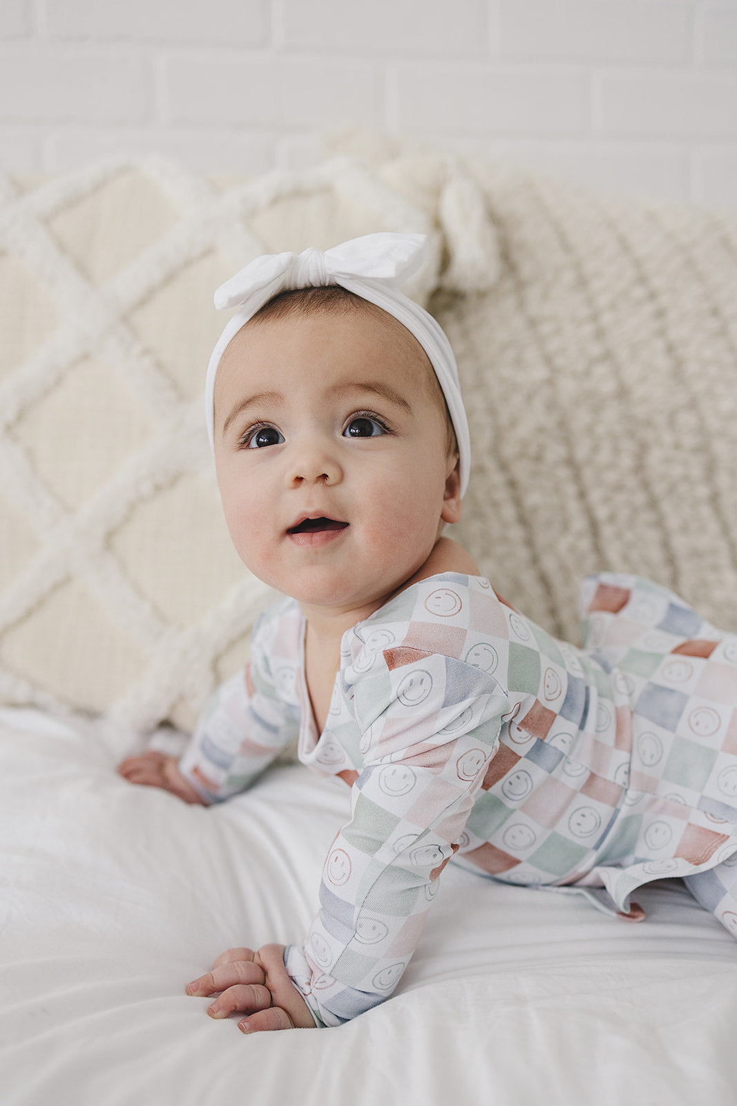 Retro Smile Peplum Top