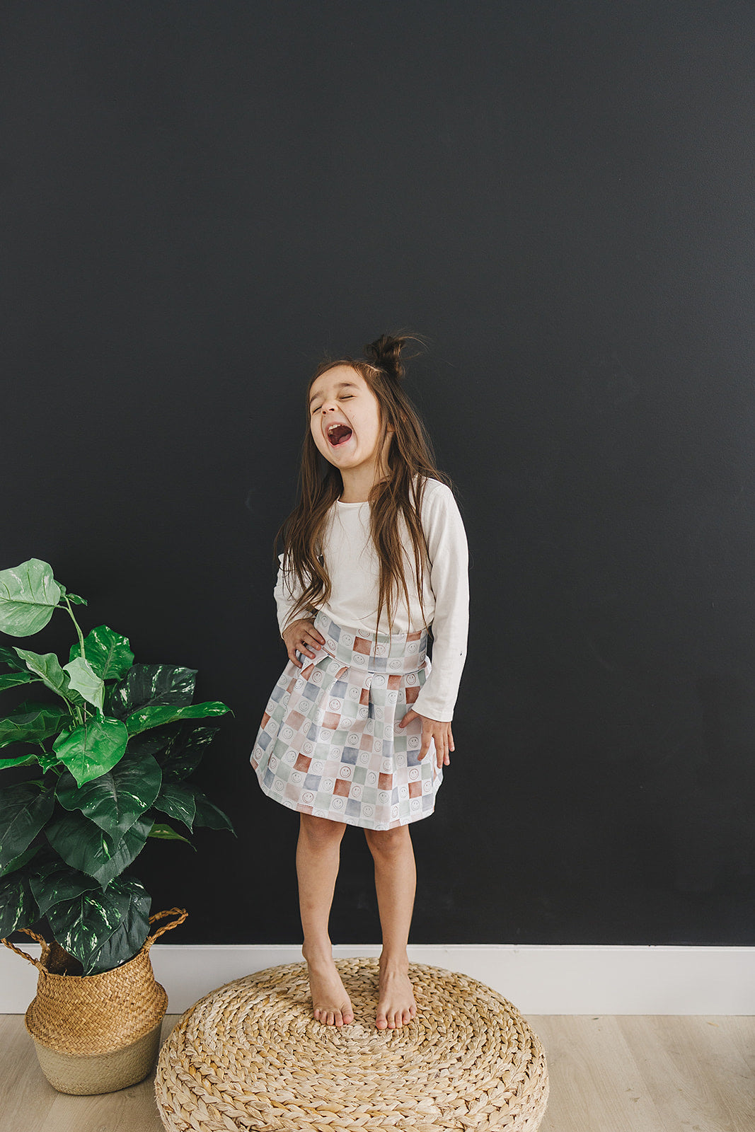 Retro Smile Skirt (Matching)