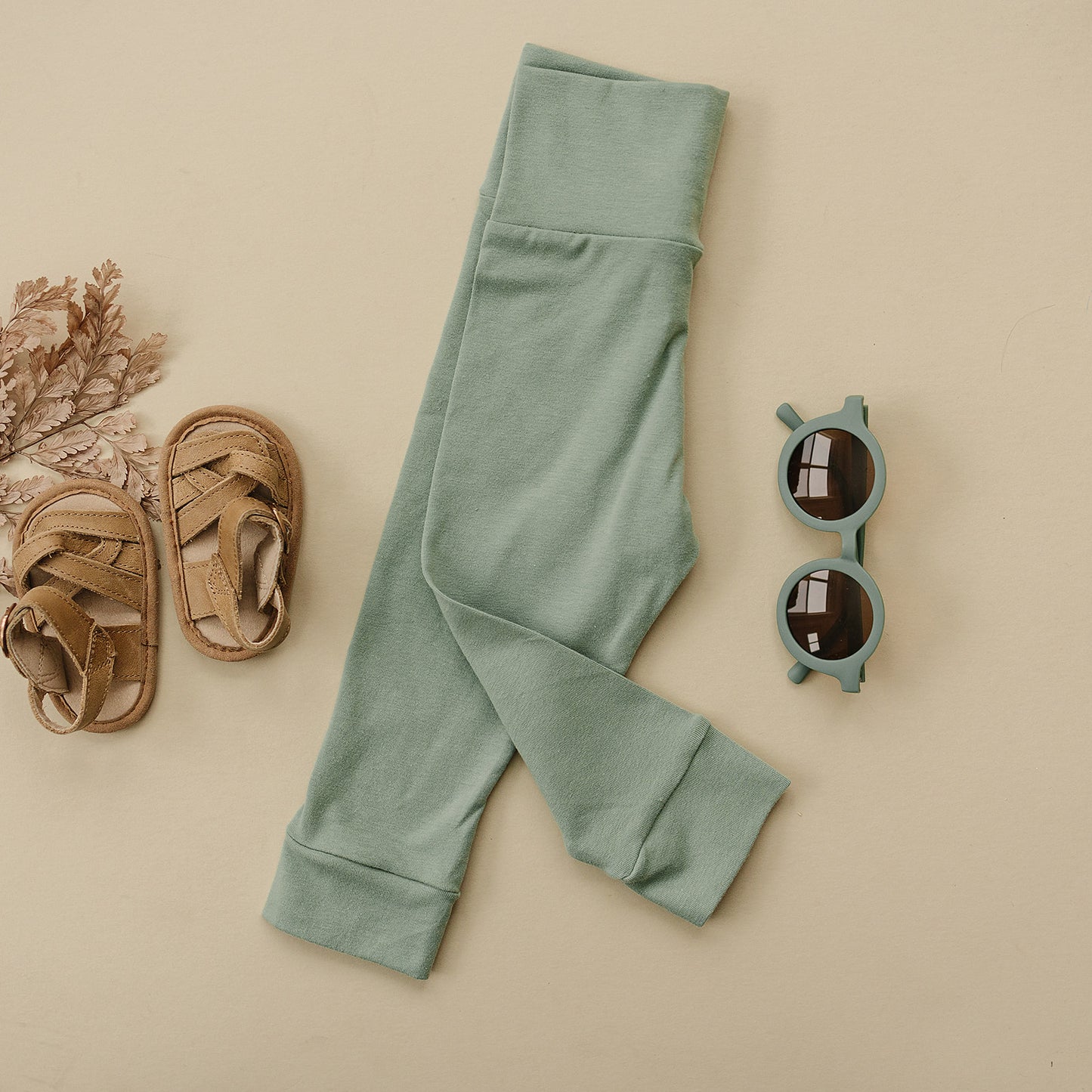 Solid Light Sage Leggings