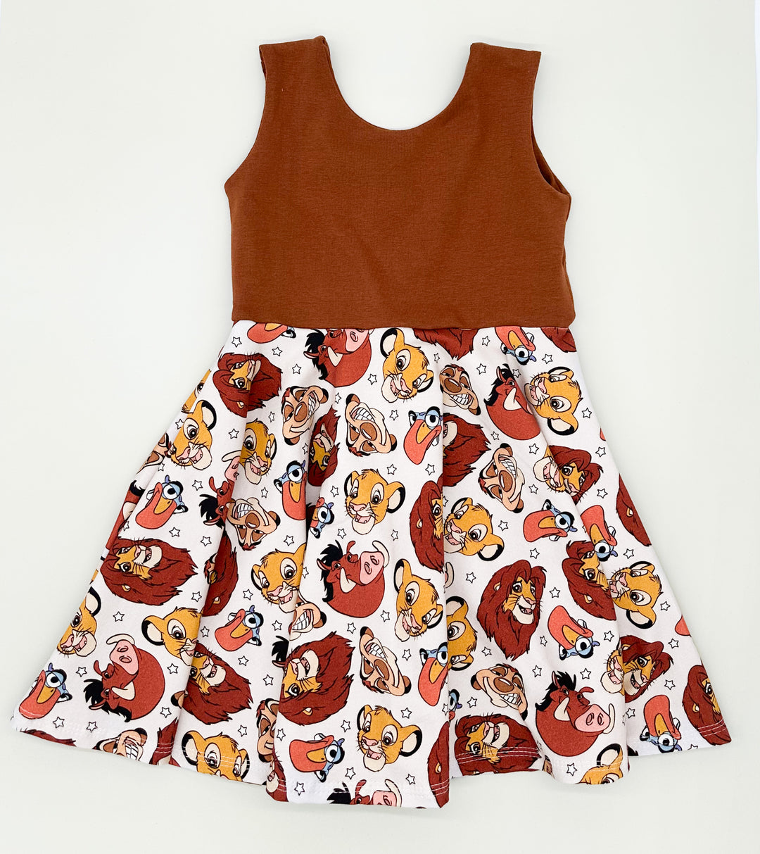 Lion King Twirl Dress (Cognac Bodice)