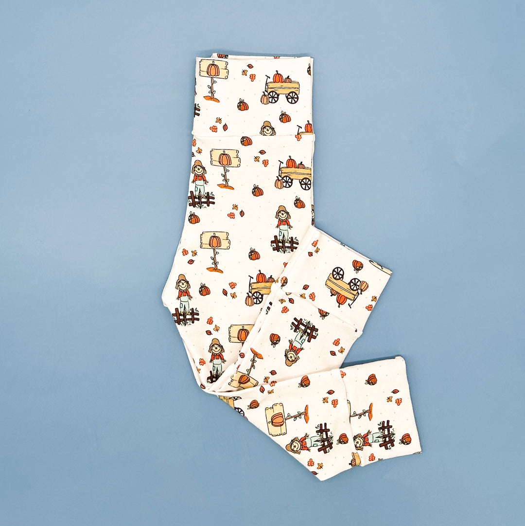 Autumn Scarecrow Leggings (Matching)
