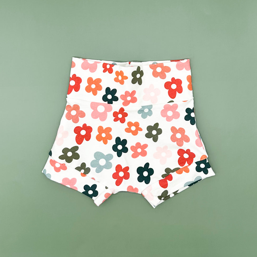 Retro Daisy Shorties (Matching)
