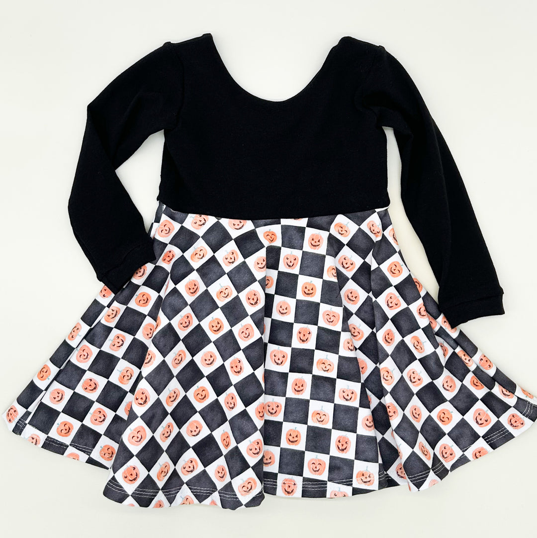 JackOlantern Twirl Dress (Black Bodice)
