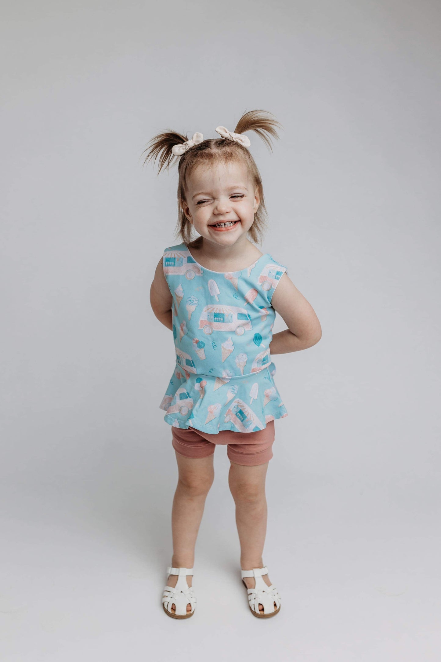 Ice Cream Truck Peplum Top