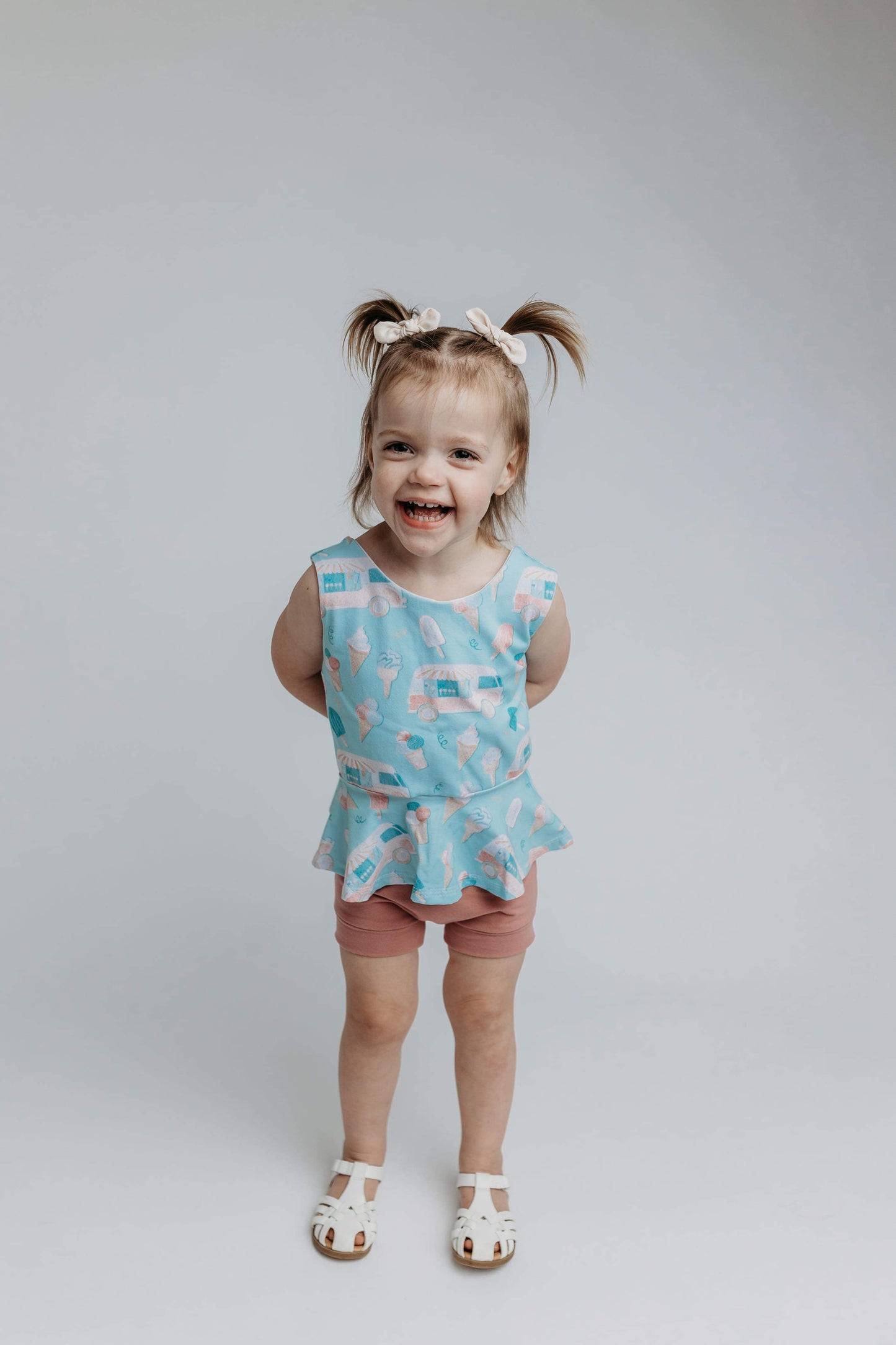 Ice Cream Truck Peplum Top