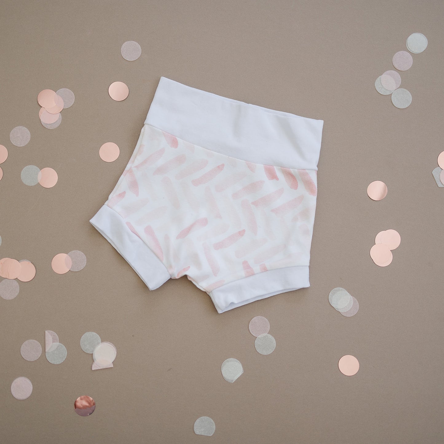 Pink Herringbone Shorties