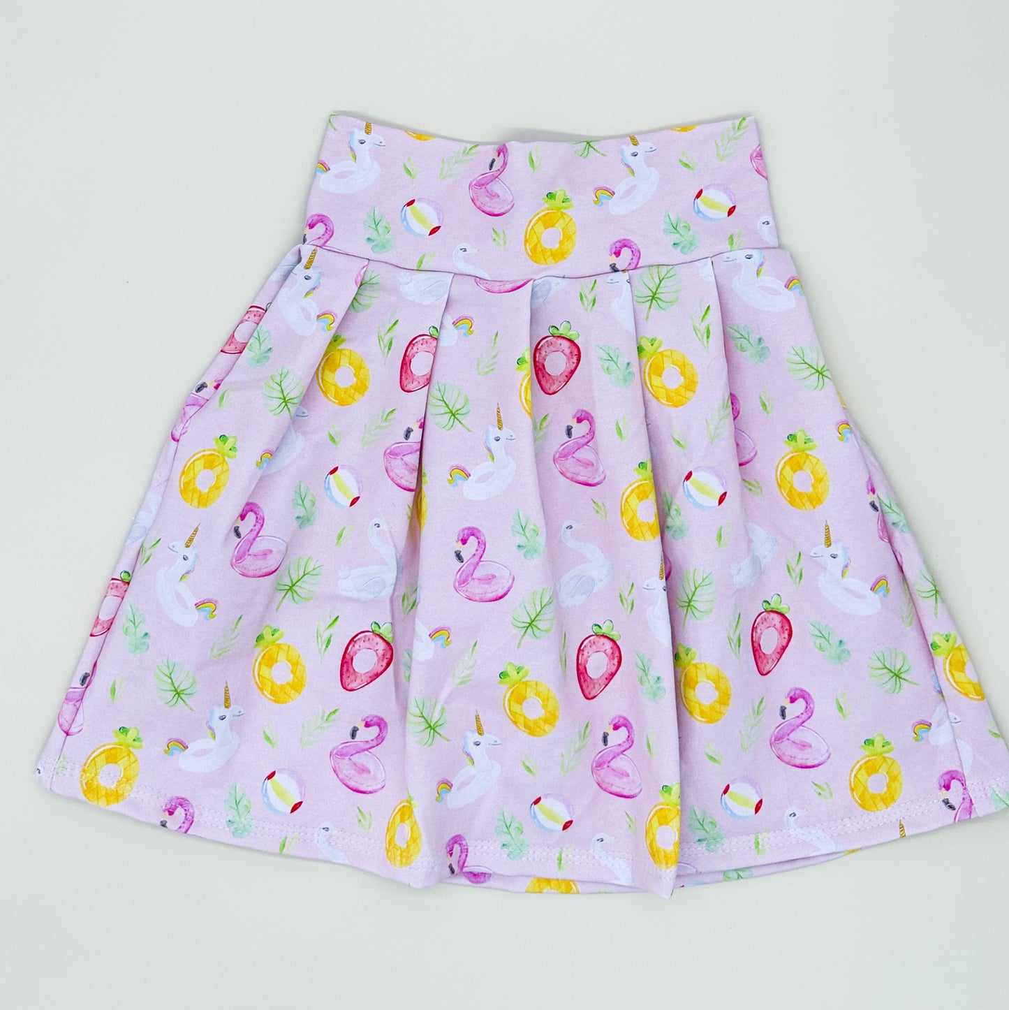 Pink Pool Float Skirt (Matching Waistband)