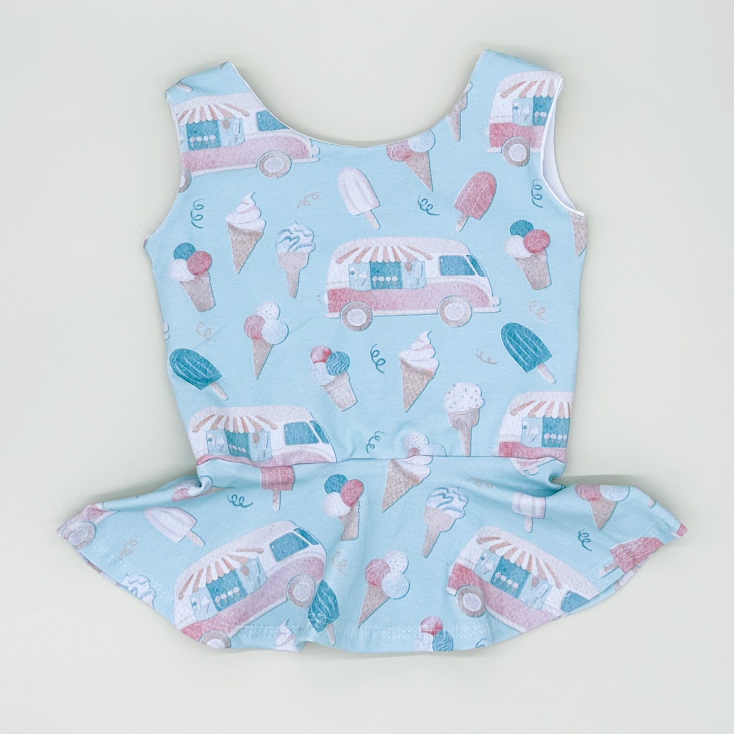 Ice Cream Truck Peplum Top