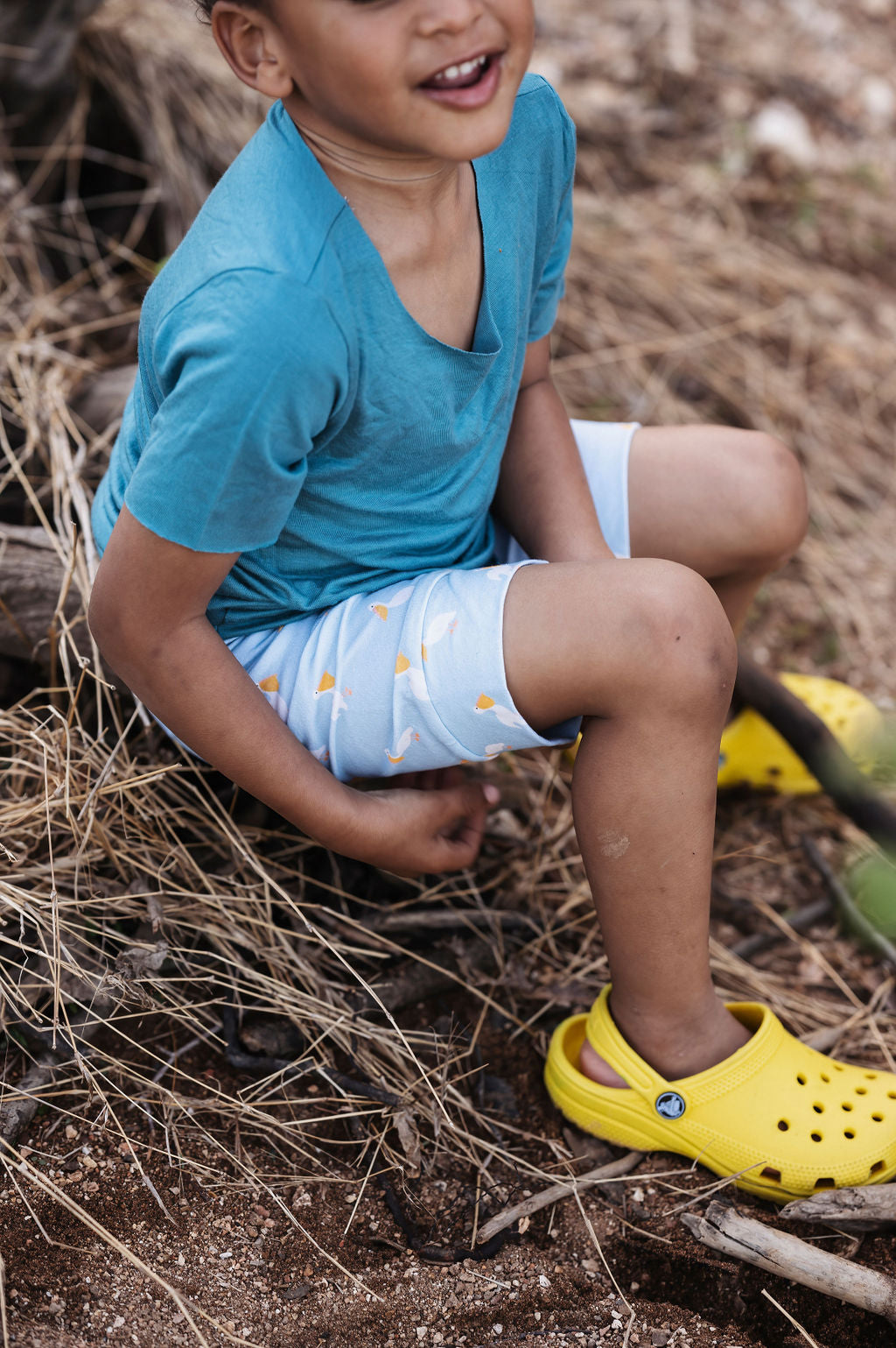 Blue Pelican Shorties (Matching)