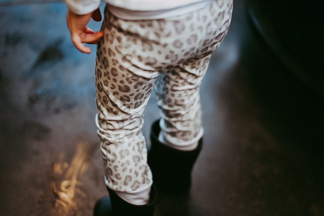 Grey Leopard Leggings