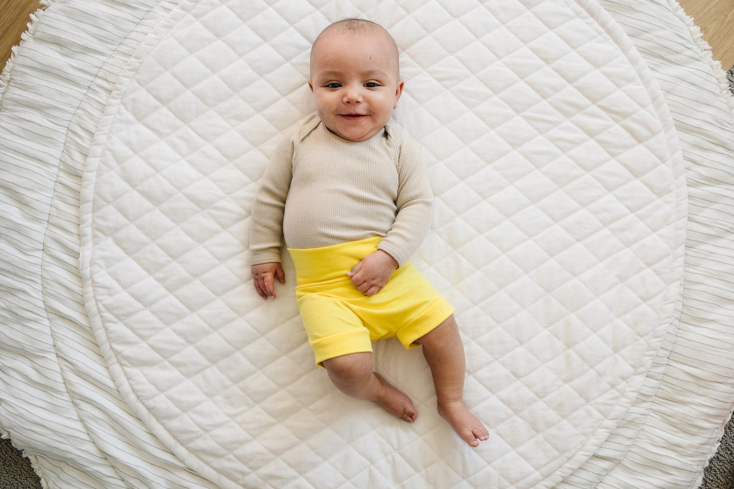 Solid Lemon Yellow Shorties