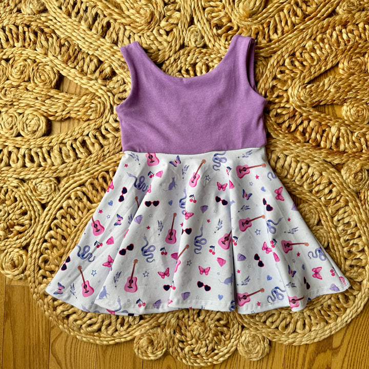 Swiftie Twirl Dress (Lilac Bodice)