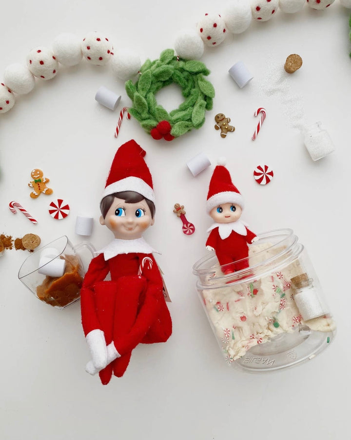 Elf in the Jar Sensory Play Dough