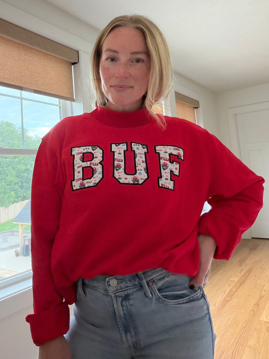 Embroidered Women’s Buf Mockneck