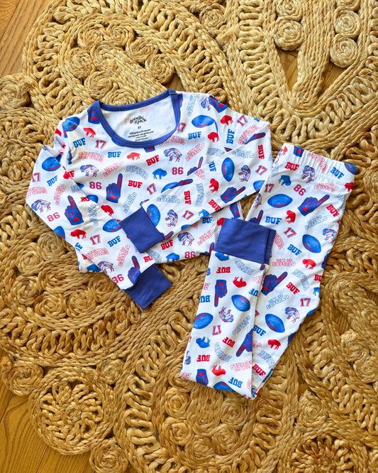 Let’s Go Buf Bamboo Two-Piece Set