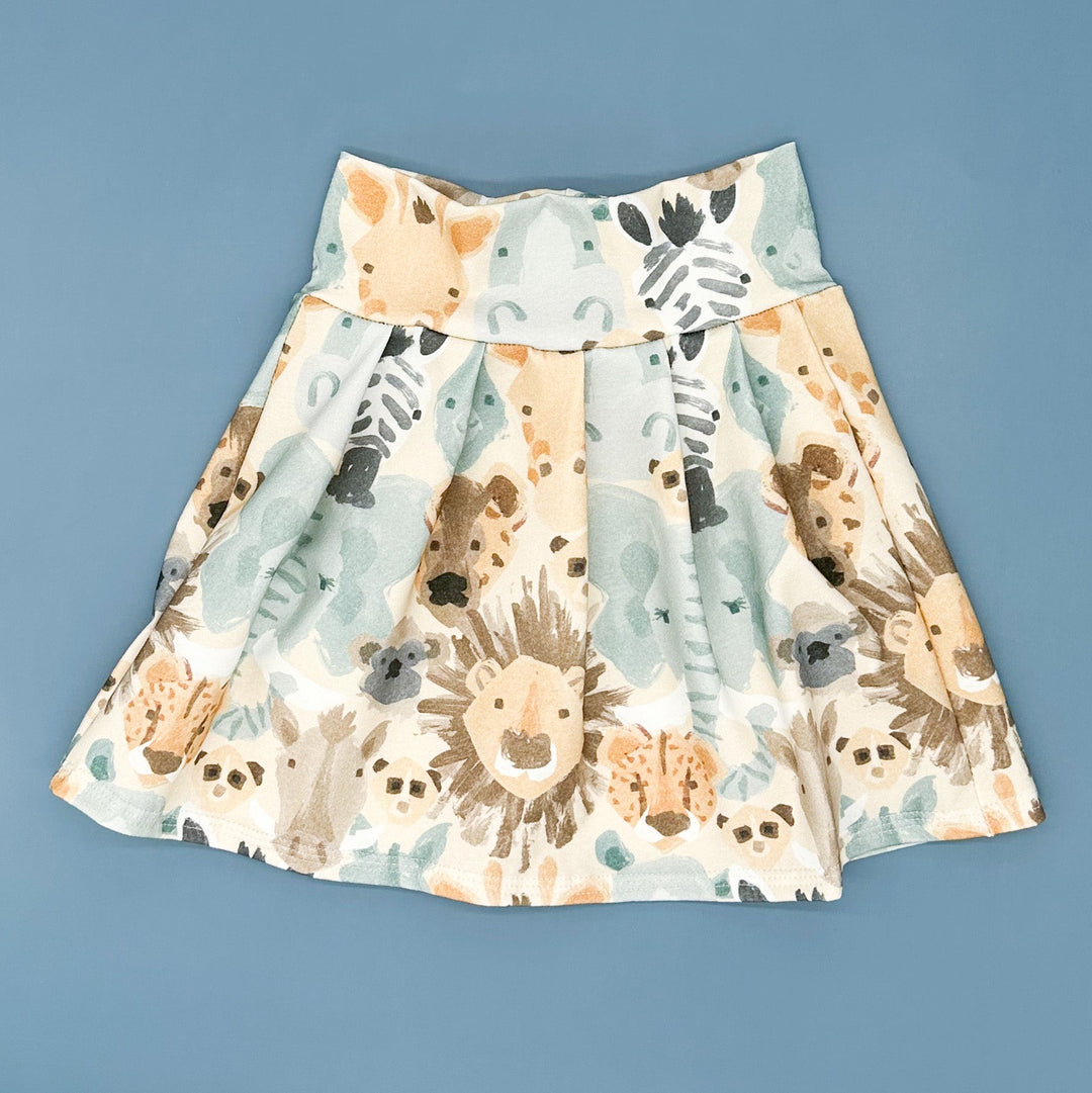 RTS Neutral Zoo Skirt (Matching) 6-12