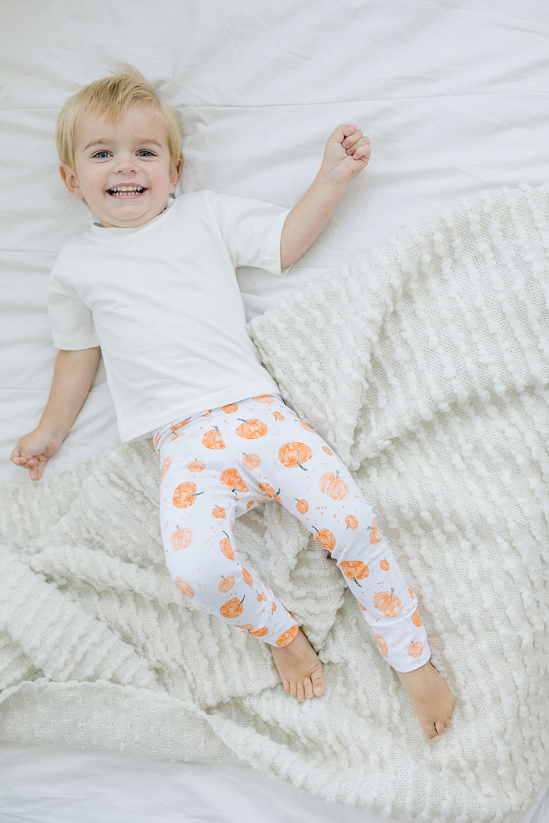 RTS Speckled Pumpkin Leggings (Matching) 0-3,6-9,9-12,12-18, 2T 4T