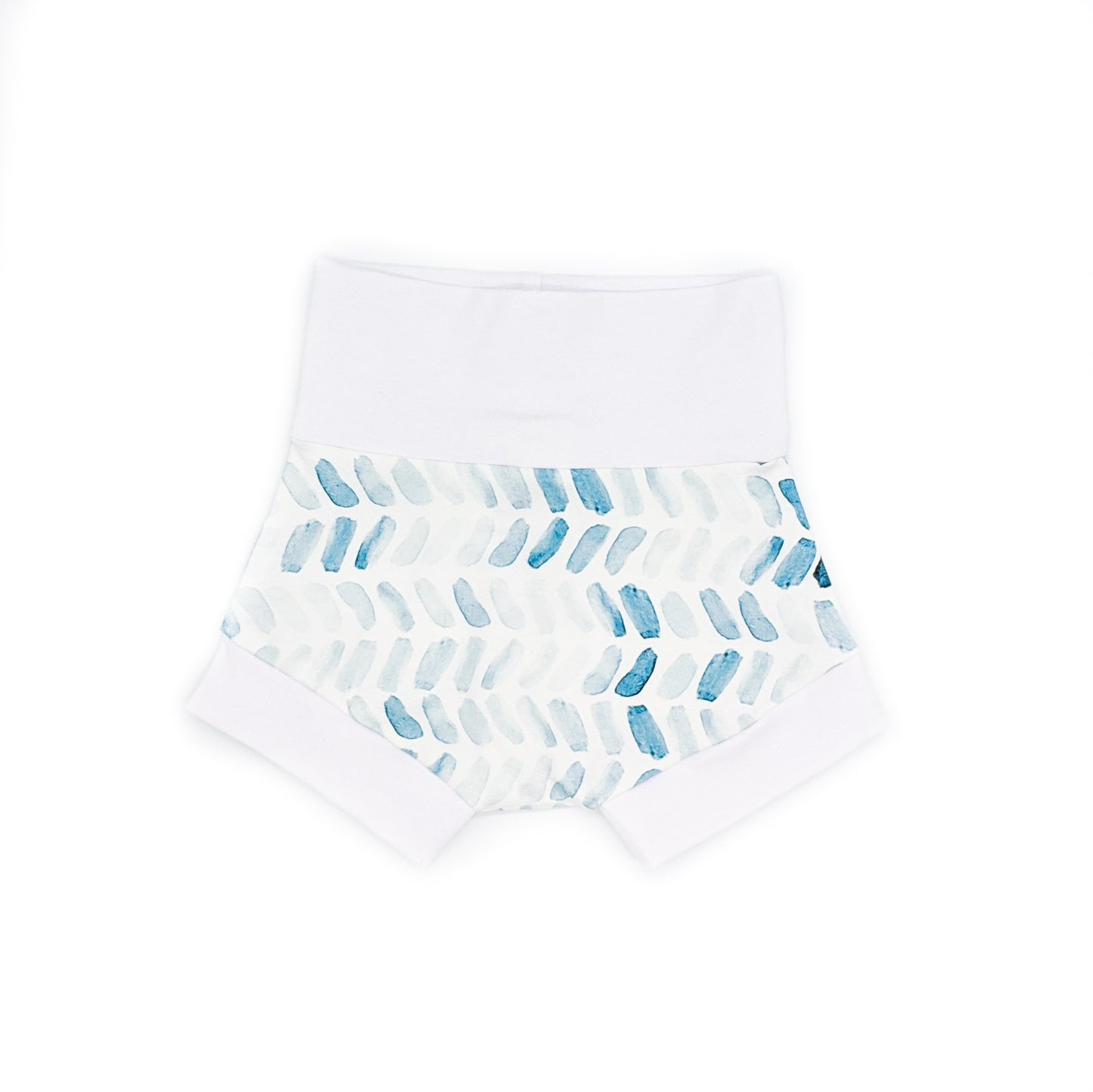 Navy Herringbone Shorties
