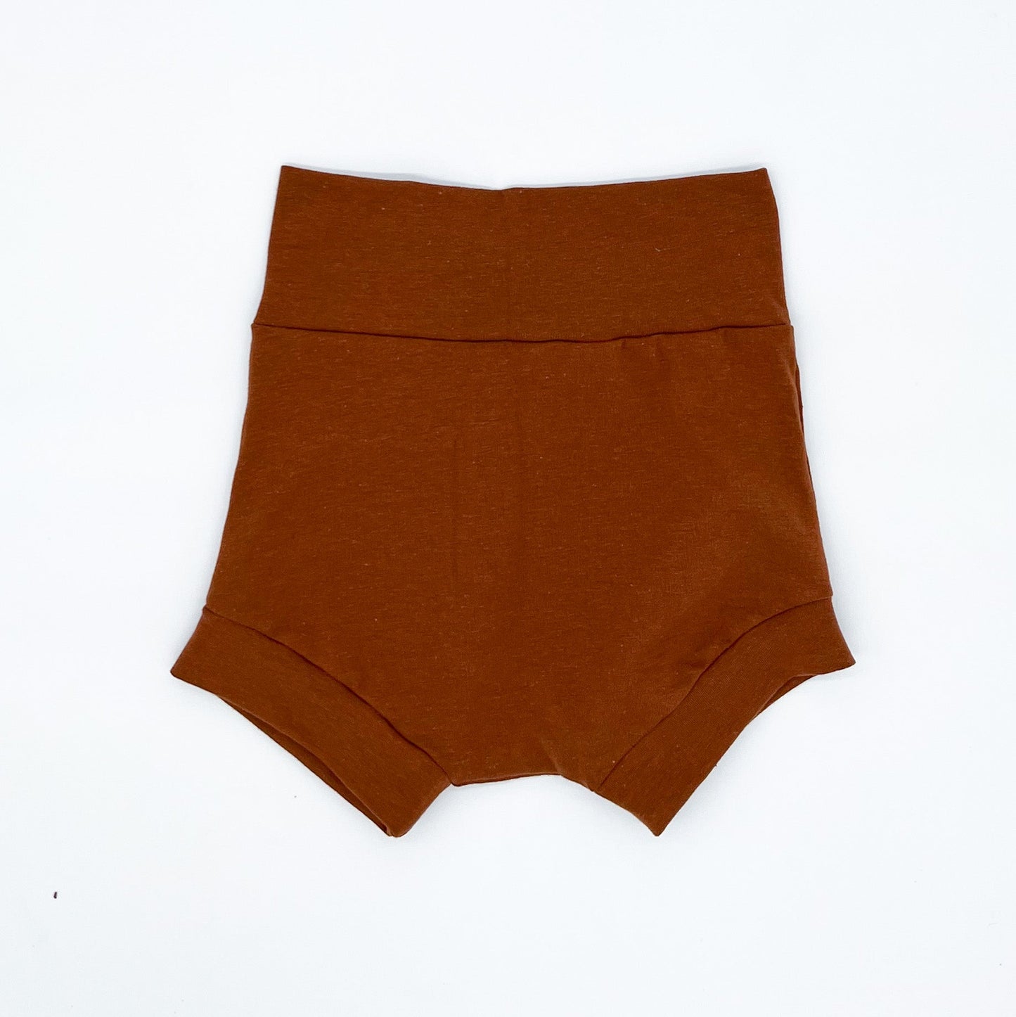 Solid Cognac Shorties