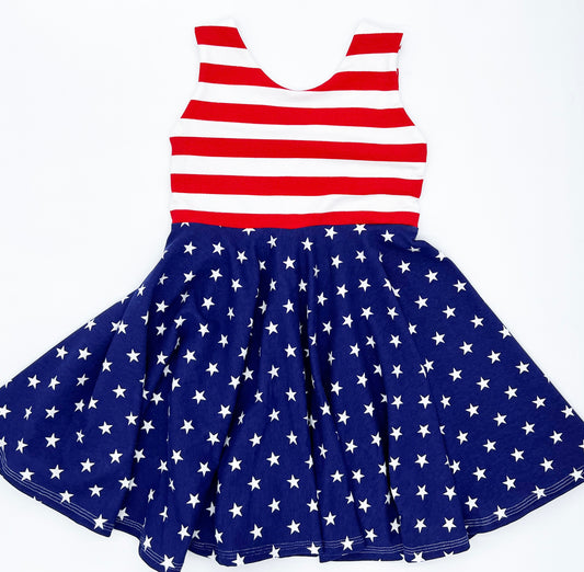 Stars & Stripes Twirl Dress