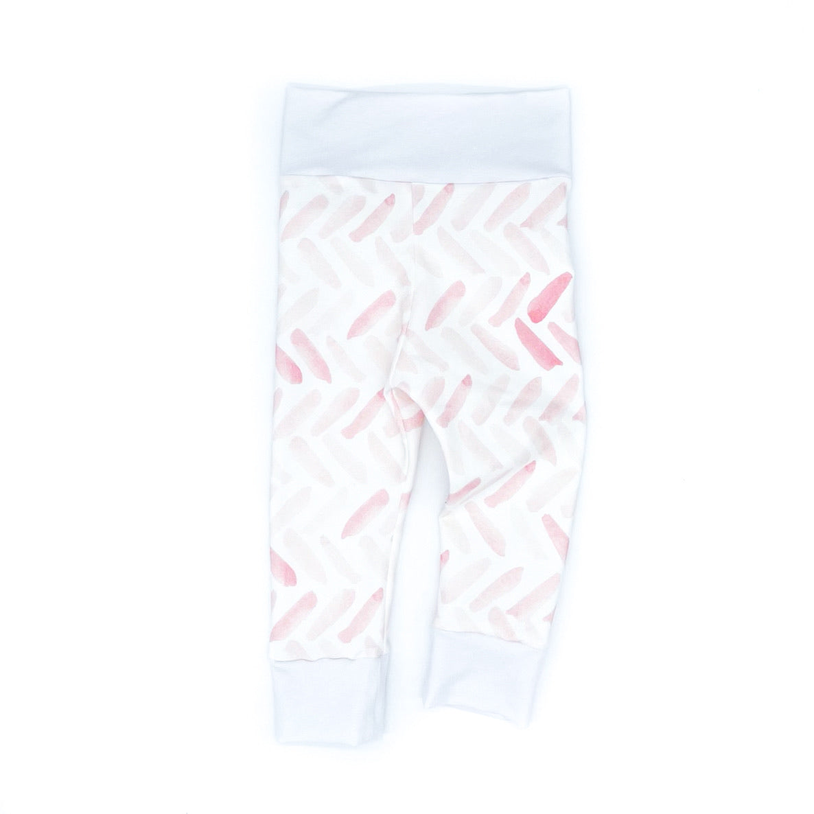 Pink Herringbone Leggings