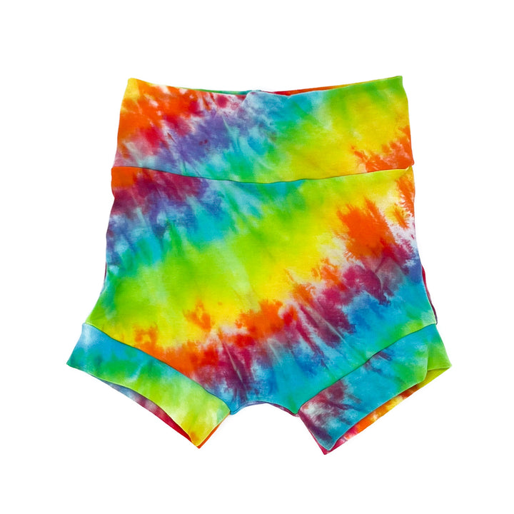 RAINBOW TIE DYE SHORTIES