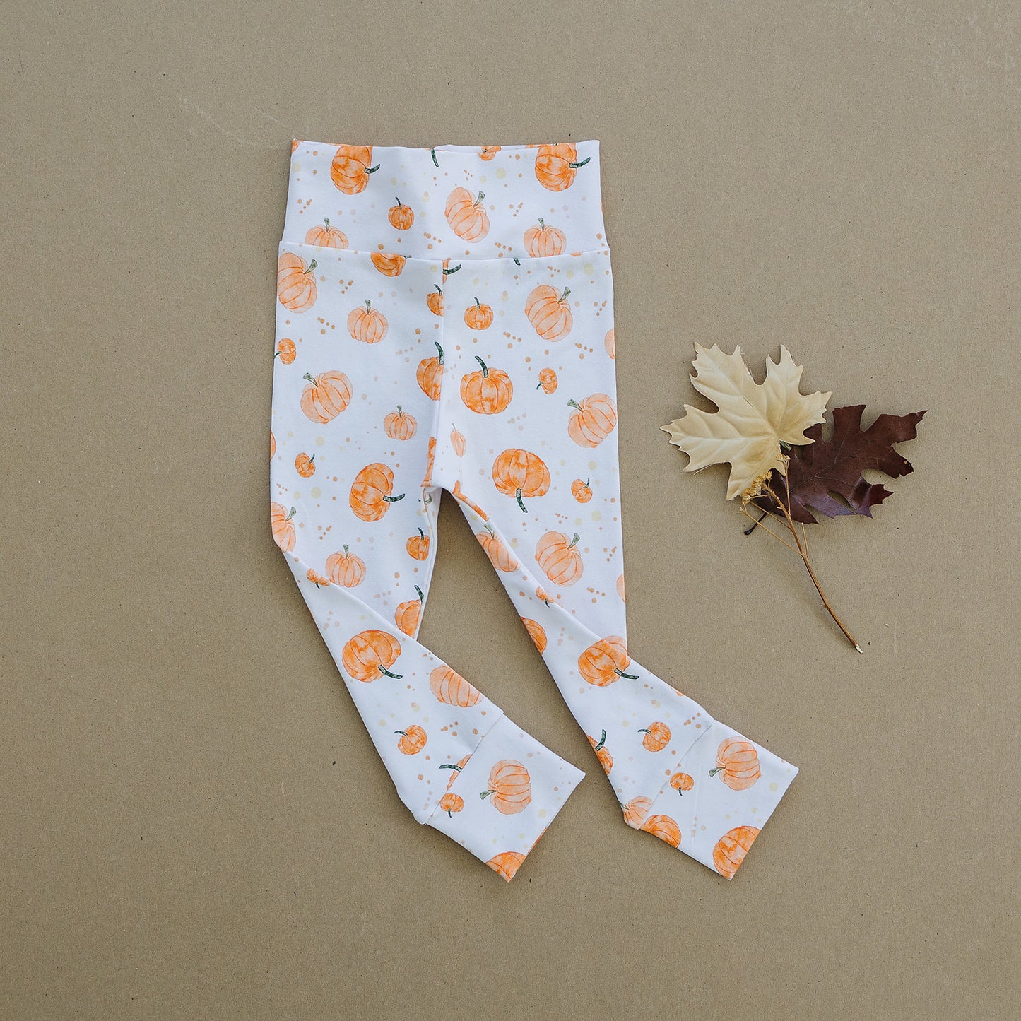 Speckled Pumpkin Leggings (Matching)