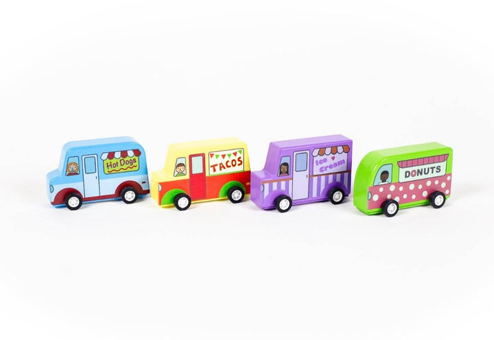 Pull Back Food Truck Toy
