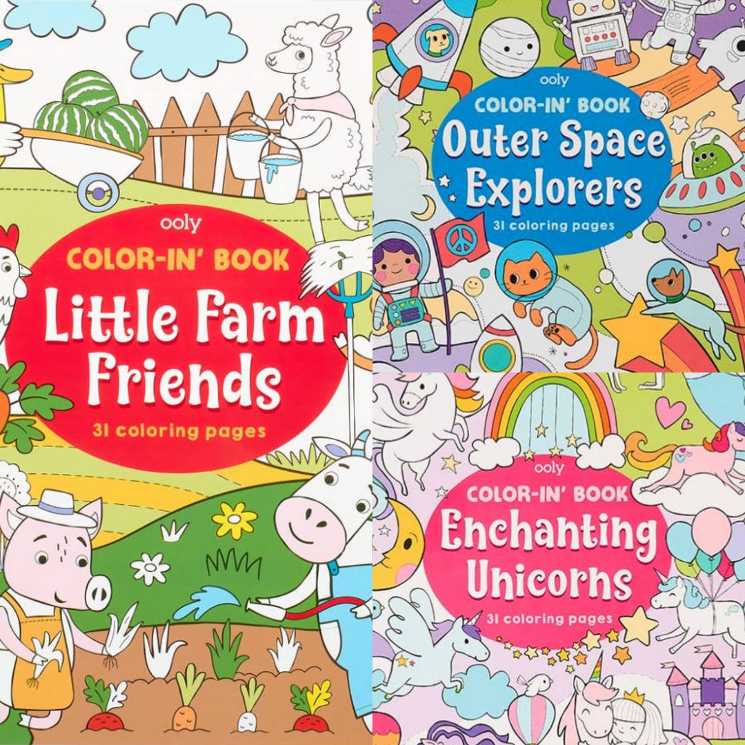 Color-in Books by OOLY