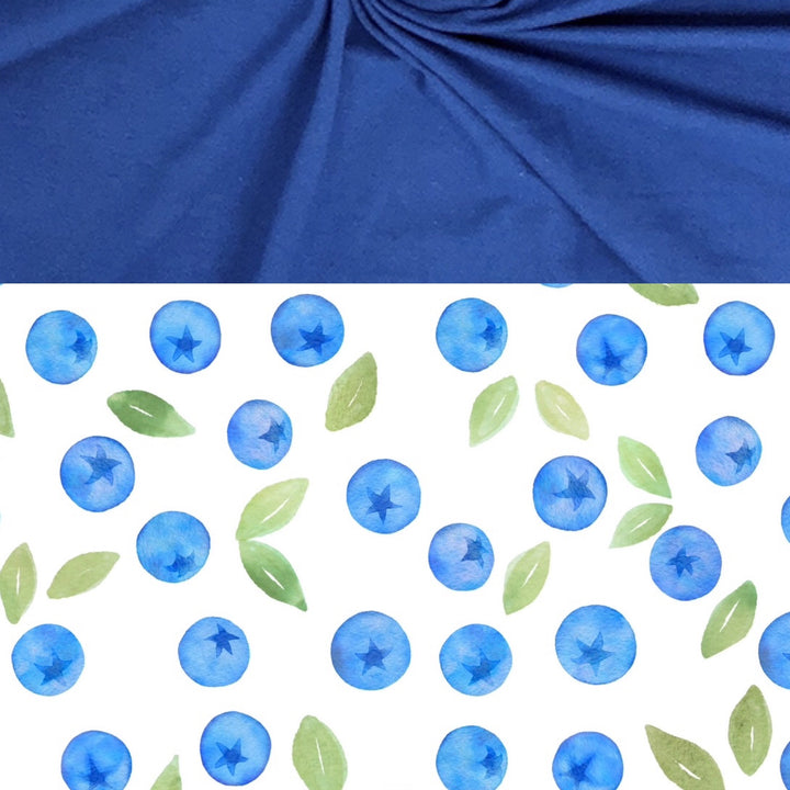 Blueberry Twirl Dress (Royal Blue Bodice)