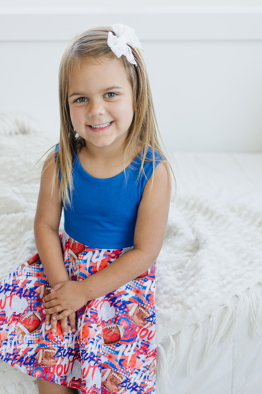 Shout Twirl Dress (Blue Bodice)