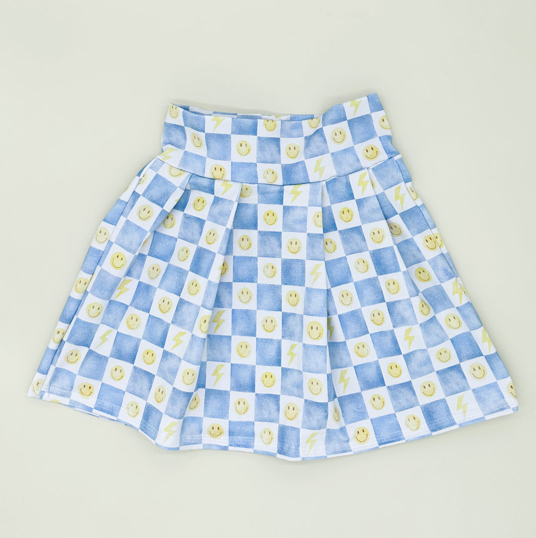 Smiley Check Skirt (Matching)