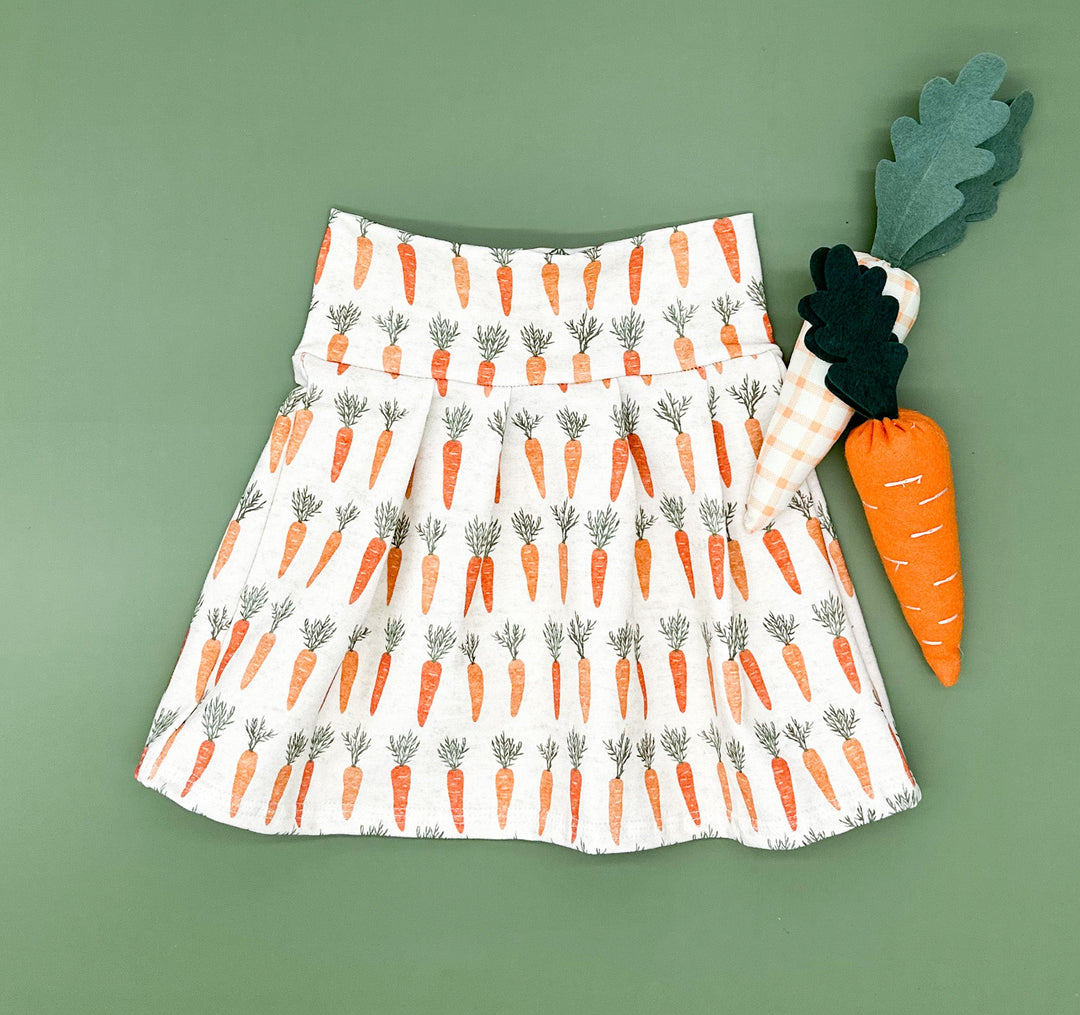 RTS Spring Carrot Skirt (Matching) 12-18