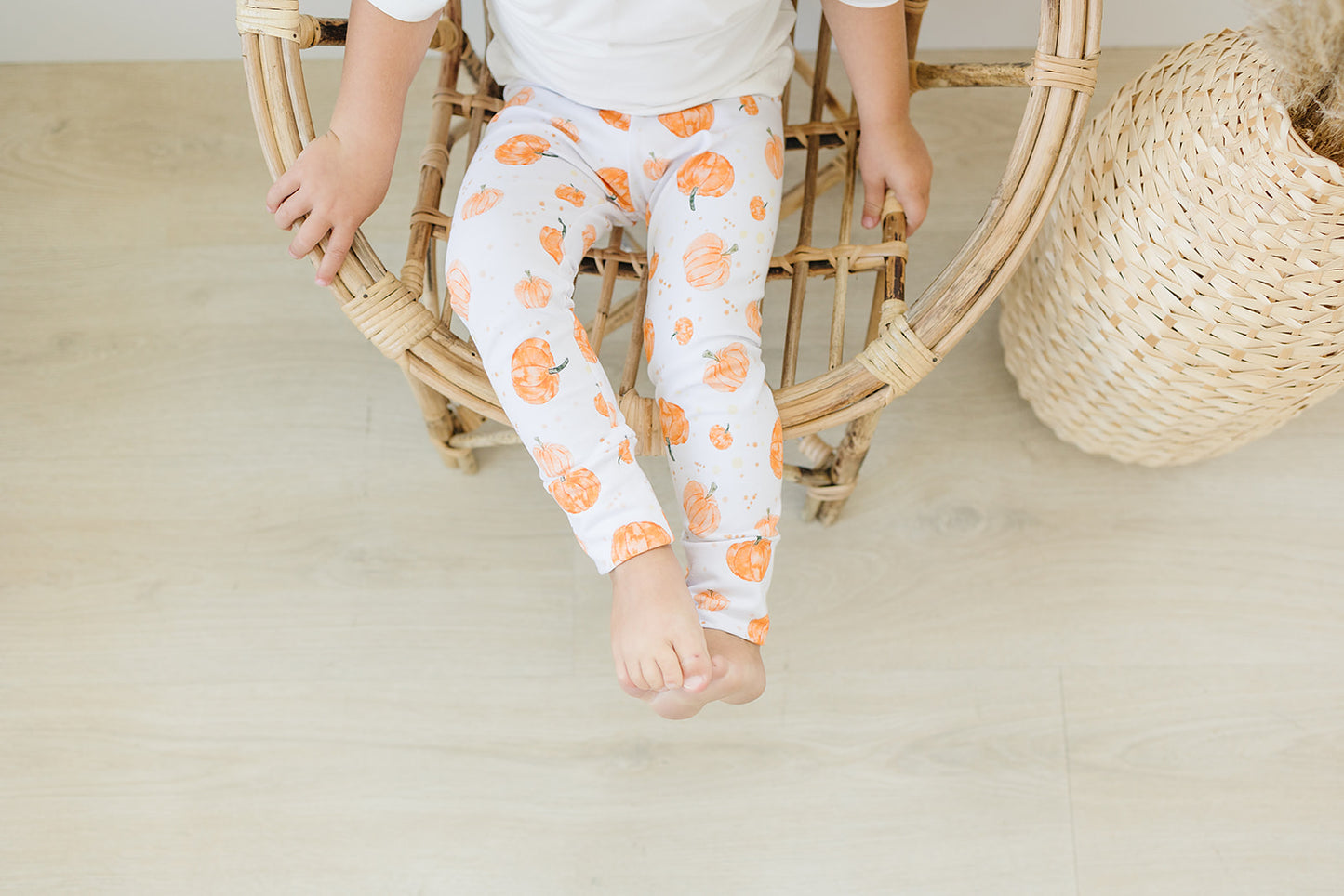 Speckled Pumpkin Leggings (Matching)